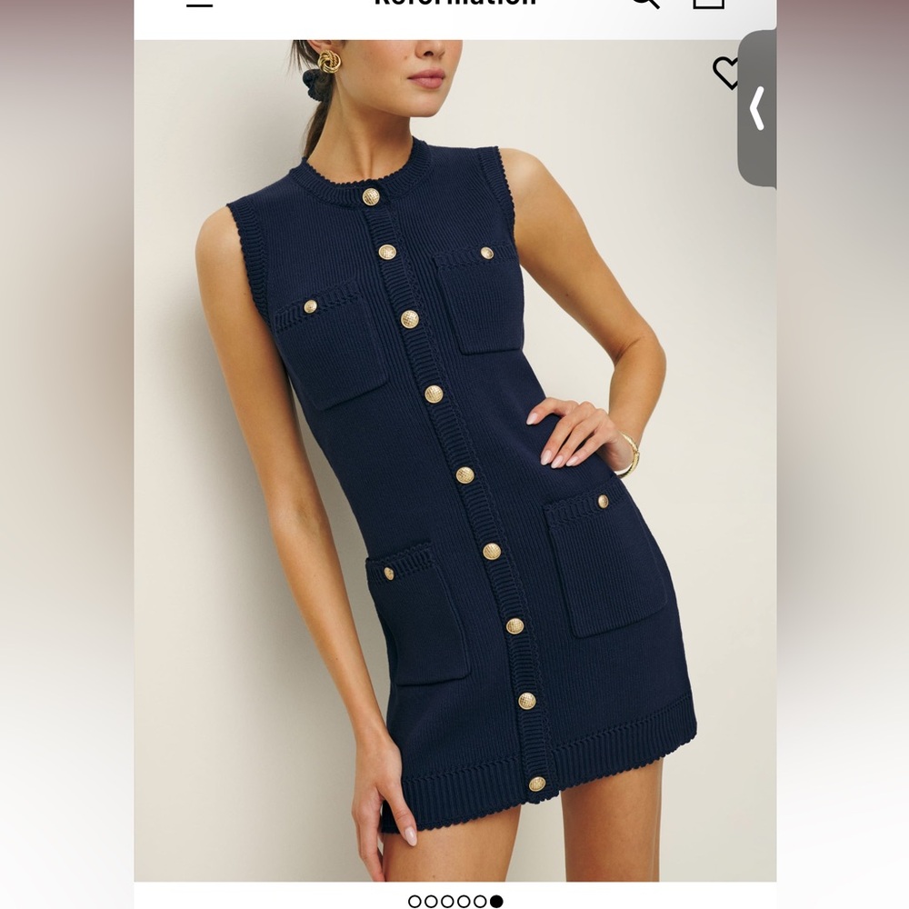 Reformation Catalina Cotton Mini dress - Picture 2 of 4